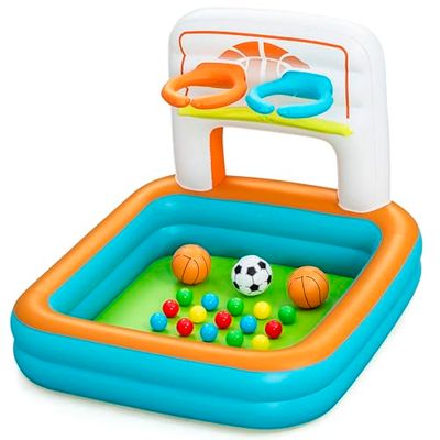 Bestway Kick 'N Swish 3-i-1 boll grop, 1,20 m x 1,07 m x 84 cm