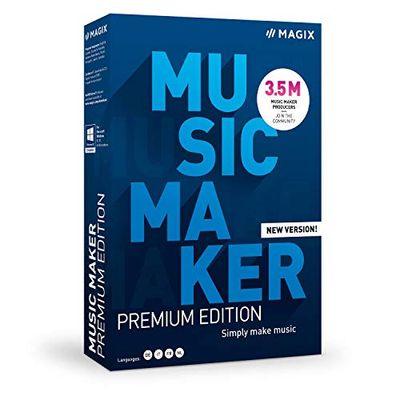 Music Maker - 2021 Premium Edition - More Sounds More Possibilities - Just Make Music | Plus|Multiple|Limitless|PC|Disc|Disc