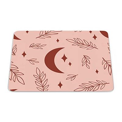 Questo Casa, Rechthoek digitaal bedrukte muismat, antislip onderkant, voor kantoor en thuis, afmetingen: 22x18 cm