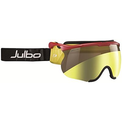 Julbo Sniper Zebra Light Visière Mixte Adulte, Rouge, Taille L