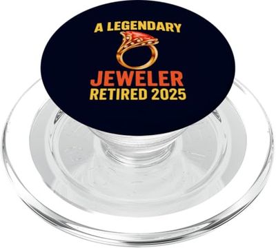 Joyero legendario jubilado 2025 jubilación divertida PopSockets PopGrip para MagSafe