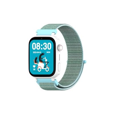DCU TECNOLOGIC - Smartwatch para niños con Sistema Android - Whatsapp - Posicionamiento GPS - Videollamadas - Botón SOS - Control Parental - Color: Verde