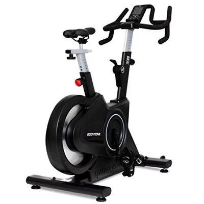 Bicicleta estatica con Bluetooth de Spinning. Indoor Bike Bluetooth para Entrenamiento en casa +22Kg de inercia - Bodytone DS60