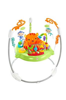 Fisher-Price Roarin' Rainforest Jumperoo, musikaliskt aktivitetscenter för baby, CHM91
