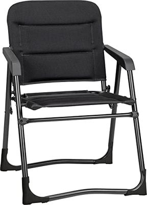 Brunner 0404077N.C09 Sedia Pieghevole Compatta per Minibus e Van in Alluminio Araval Vanchair, Colore Nero