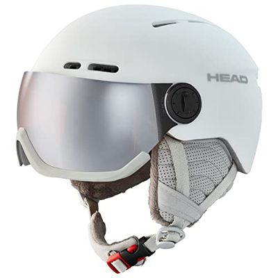 HEAD Casque de Ski Queen Skihelm aux Femmes, Blanc, M/L