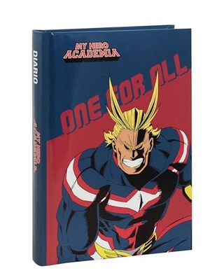 My Hero Academia - Agenda escolar 2024-2025 oficial My Hero Academia, agenda de 12 meses, ideal para la escuela primaria o secundaria, cubierta acolchada y 320 páginas interiores impresas a color, 13