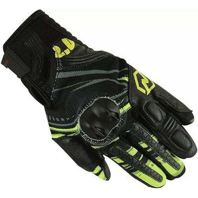 Nazran Stunt 2.0 motorcykelhandskar män svart/fluo L