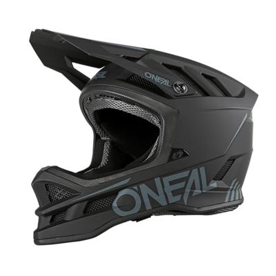 O'NEAL | Mountainbike hjälm | MTB nedförsbacke | Dri-Lex® innerfoder, ventilationsöppningar för luftflöde och kylning, ABS yttre skal | Blade POLYACRYLITE Hjälm SOLID | Vuxna | Svart | Storlek XL