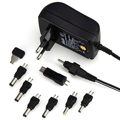 Alecto EUP-1500 adattatore e invertitore Nero