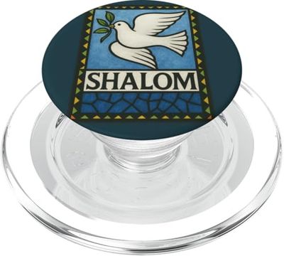 Shalom Colomba Pace Festività ebraiche Pasqua di Hashanah PopSockets PopGrip per MagSafe