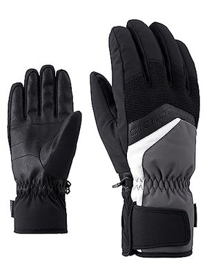 Ziener GABINO Guanti da sci da uomo/sport invernali | Caldi, traspiranti, grigio (magnete), 9,5