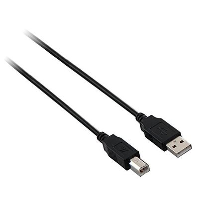 V7 V7E2USB2AB-1.8M V7 Cable USB 2.0 USB de A a B (m/m) negro 1,8 m