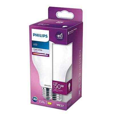 PHILIPS LAMPADINA LED CLASSIC 150W A67 E27 CW FR ND 1 INCALED150840