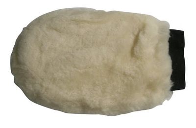 PFIFF Gant de Nettoyage en Fourrure véritable - Naturel