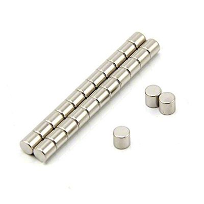 N35 Magnet de neodímio para artes, trabalhos manuais, fabrico de modelos, bricolagem, passatempos, escritório e casa - 5 mm de diâmetro x 5 mm de espessura - 0,76 kg - embalagem de 50