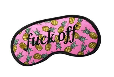 Diabolical gifts DP0968 FCK Off oogmasker/oogmasker (ananas-design)