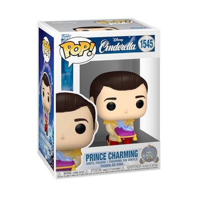 Funko Pop! Disney: Cinderellas 75th - Prince Charming - Samling Vinylfigur - Presentidé - Officiell Merchandising - Leksaker för Barn Och Vuxna - Filmfans