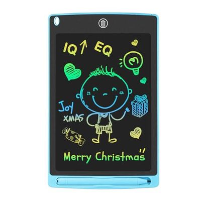 GUYUCOM LCD Kids Doodle Board, 8.5 Inch Electronic Writing Tablet with Lock Function, Erasable Doodle Drawing Pad for Kids Toys Birthday Gifts (Blue)