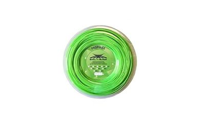 Still in Black Spole 200 M Propulse OCTOGONAL fluorescerande grön 1,30 mm tennis rep vuxen unisex, 240 m