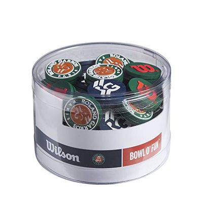 Wilson Roland Garros Bowl O Fun, WR8401801001 Gommini Antivibrazione, Multicolore, 75 Pezzi