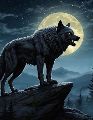 Adventure Wolf Sketch Book