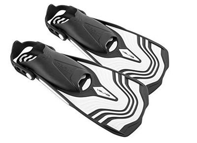 SEAC Vela Oh, Palmes Courtes pour Snorkeling et Piscine avec Sangle réglable