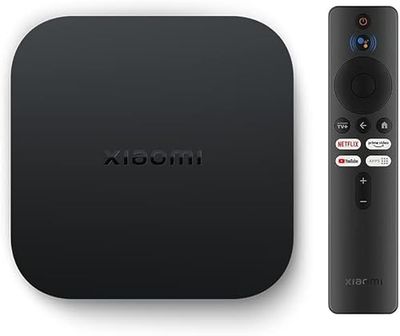Mi TV Box S 2nd Gen - Lettore 4K Ultra HD Streaming Bluetooth, HDR, Wi-Fi, Assistente Google con Chromecast, Compatibile con Android, Controllo Finder Vocale, 8 GB
