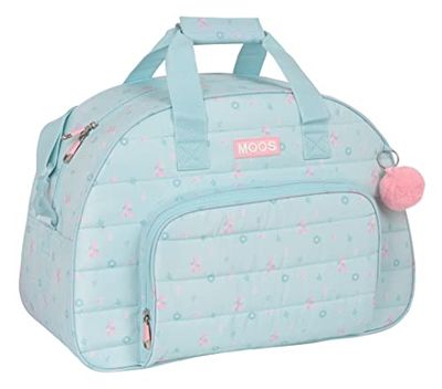 MOOS - Sporttas, rugzak, ideaal voor kinderen van verschillende leeftijden, comfortabel en veelzijdig, kwaliteit en dikte, 48 x 21 x 33 cm, turquoise blauw, Turkoois Blauw, Standaard, casual