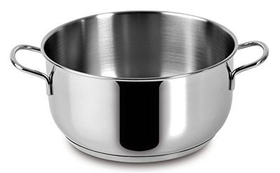 Lagostina 308222 - Panela Sonda, aço inoxidável, prata, 22 cm