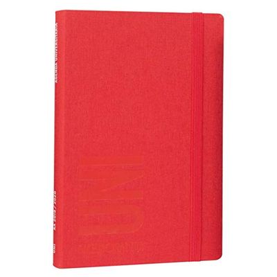 UNI Smemoranda 2019 cm 12,5x18,5 settimanale rosso