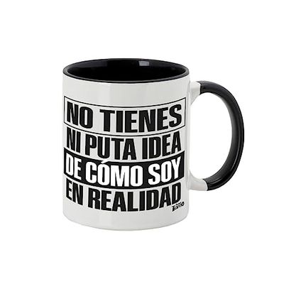 LUXMOVIL Mr Tarao® Tasse en céramique humoristique 350 ml, Mr Tarao avec phrases originales, cadeaux amusants, phrases d'humour (vous n'avez pas de put* idée)