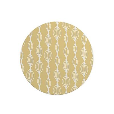 Questo Casa, Round Digital Printed Mouse Pad, Non-Slip Base, for Office and Home, Diameter:22cm