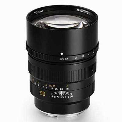 TTArtisan Lente con Cuerpo de Metal de 90 mm F/1.25 Compatible con Montura Nikon Z - Negro