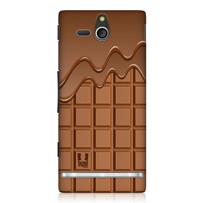 Head Case Designs Harde schaal voor Sony Xperia U ST25i, motief chocoladebord