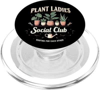 Giardinaggio del club sociale delle donne delle piante PopSockets PopGrip per MagSafe
