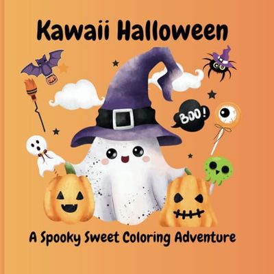 Kawaii Halloween: A Cute and Spooky Coloring Adventure