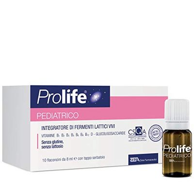 PROLIFE PEDIATRICO. Integratore di fermenti lattici vivi. Favorisce l’equilibrio della flora batterica intestinale.