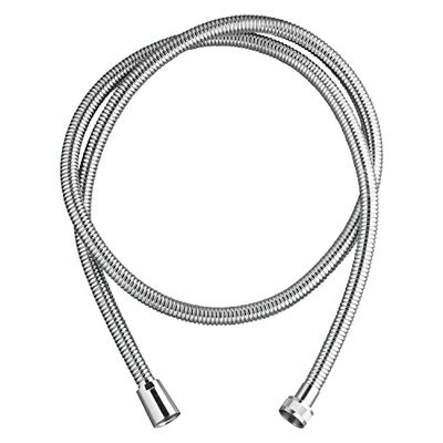 Wirquin, 60720799, 60720799 Twist Shiny doccia tubo di metallo, 1.5m