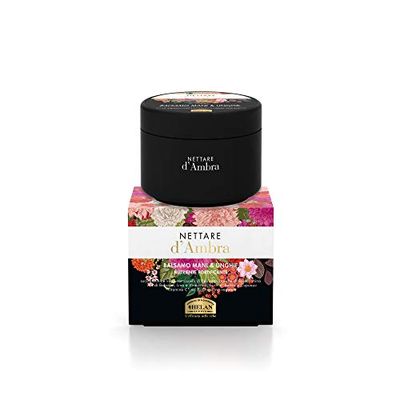 Helan, Nettare d'Ambra - Creme Main et Ongles, Baume Nourrissant et Parfumé pour Peau Douce, avec Vitamine C - Crème Main Reparatrice Idéale pour Soin Mains, contre les Rougeurs, 50 ml - Made in Italy