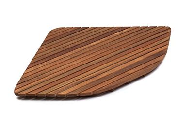 Asinox TEK3A6161 Doccia Legno Marrone Grigliato 61 x 61 x 4 cm