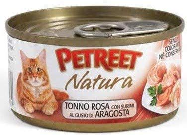 PETREET Natuur voor katten, 140 g, surimi en kreeft