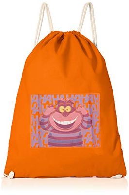 Nerdo Hahahahahahaha Sac de Gym Mixte, Orange, 38 cm x 42 cm