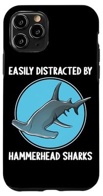Easily distracted by Hammerhead Sharks Hammerhead Shark Case for iPhone 11 Pro