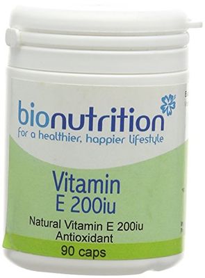 Bio Nutrition Vitamin E 200iu - Antioxidant Vitamin - 90 caps