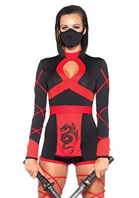 Leg Avenue 8540103011 Dragon Ninja Adult-Sized Costume, Women, Black, L