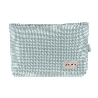 Cambrass Baby Toiletry Bag - Baby Toiletry Bag with Zipper - Toiletry Organizer Bag - Mini Windsord Mint 6 x 28 x 20 cm