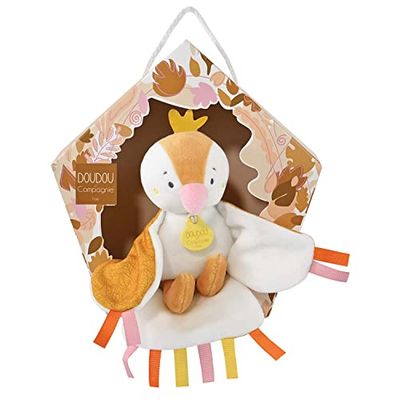 Doudou et Compagnie - Ptak wzgórze - DOUDOU CUI-CUI gałka złota (z dźwiękiem)- Żółty - 23cm - Prezent urodzinowy - Ładne pudełko lęgowe - DC4049