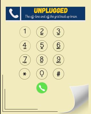 UNPLUGGED: PHONE CONTACT JOURNAL NOTEBOOK
