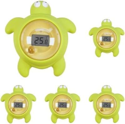 TensCare Tortoo - Turtle Thermometer and Rattling Toy. Perfect for Bath Time and Fun Where Ever you Go (Pack of 5)